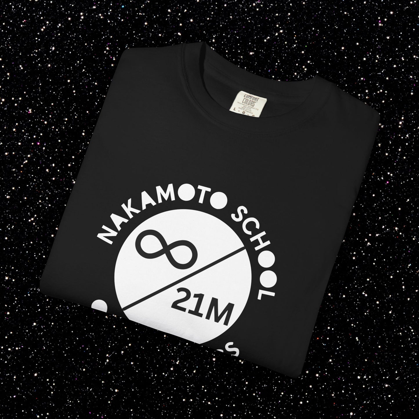 Nakamoto School of Economics ∞ / 21M Bitcoin Tee