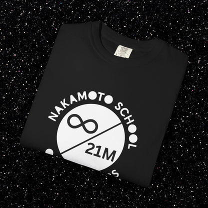 Nakamoto School of Economics ∞ / 21M Bitcoin Tee