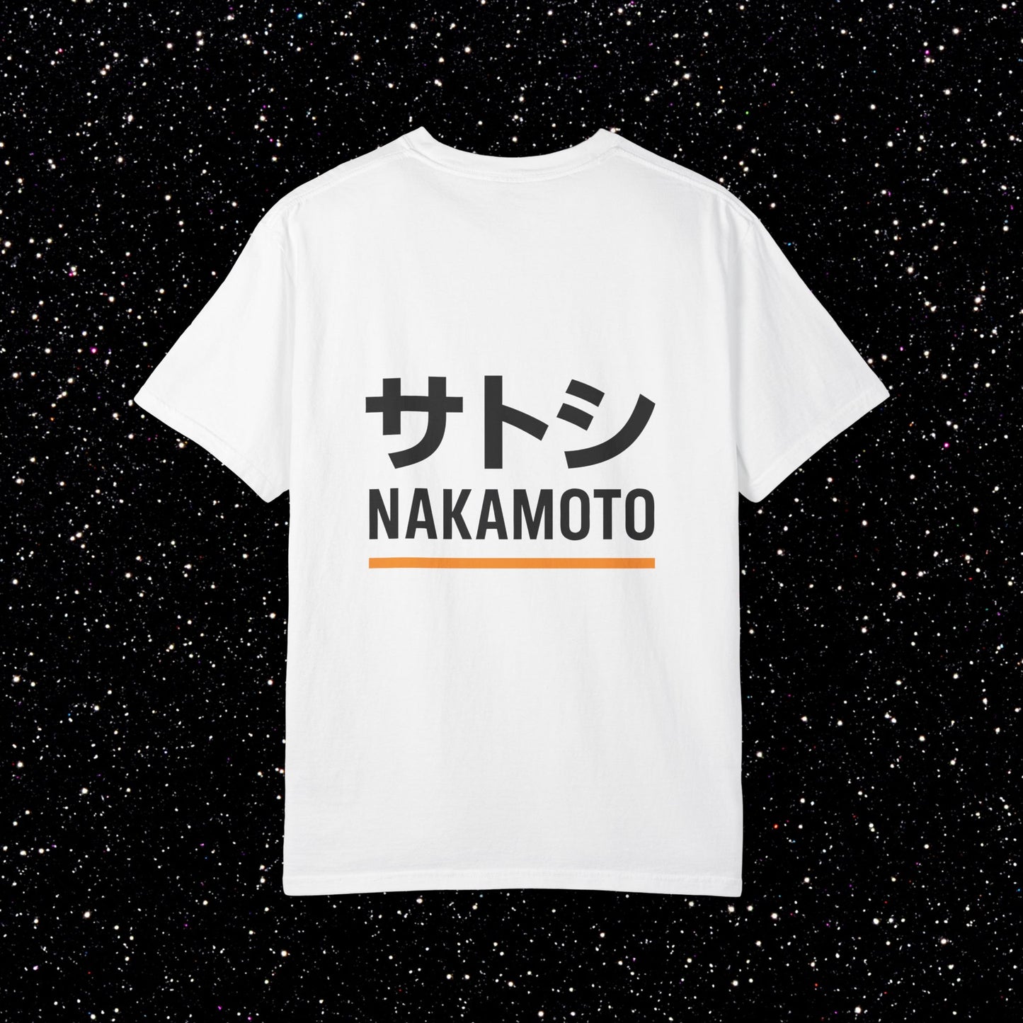Satoshi Nakamoto — Katakana Backprint Tee
