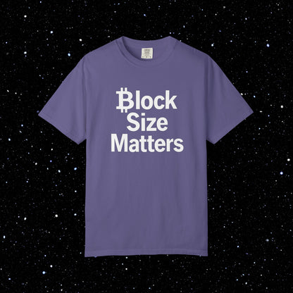 Bitcoin Block Size Matters Tee