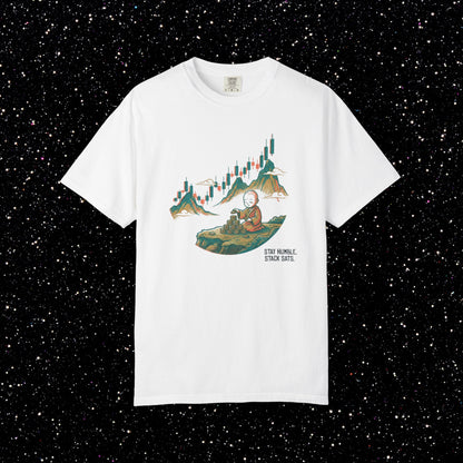 Stay Humble Stack Sats Ukiyo-e Tee