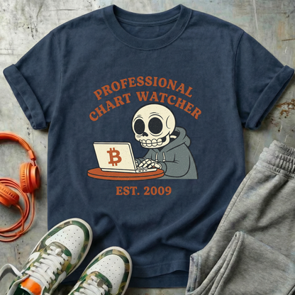 Professional Chart Watcher Bitcoin Tee