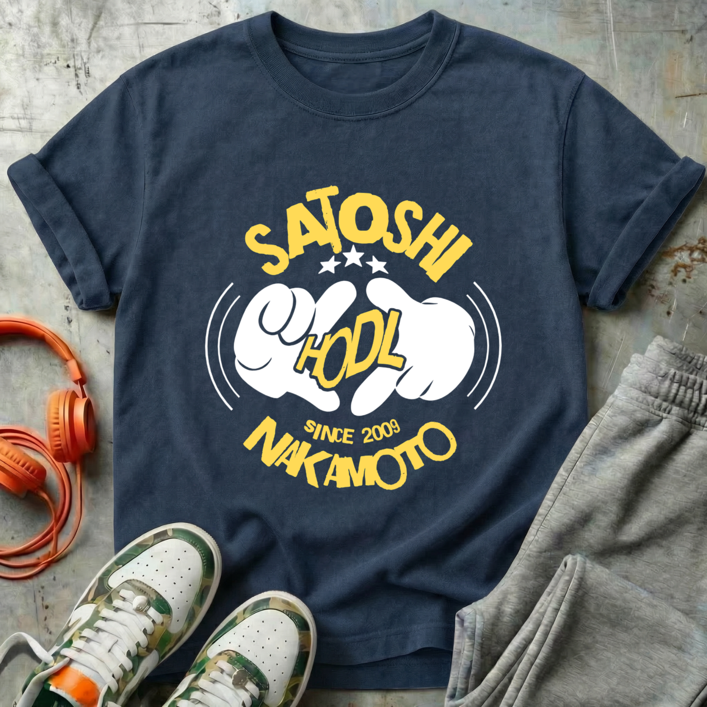 Satoshi Nakamoto - Diamond Hands Tee