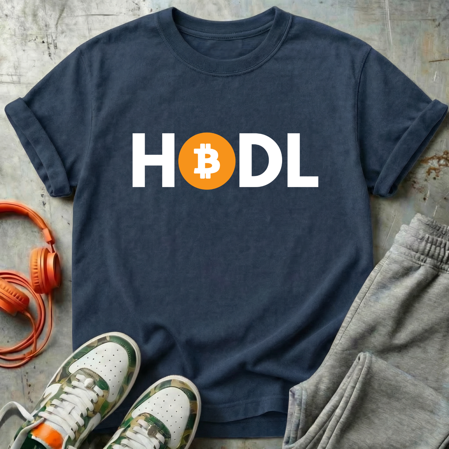 HODL Comfort Colors Bitcoin Tee Shirt