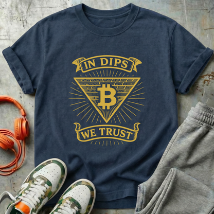 In Dips We Trust Bitcoin Tee