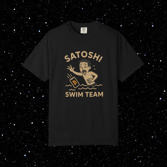 Satoshi Swim Team Bitcoin Tee