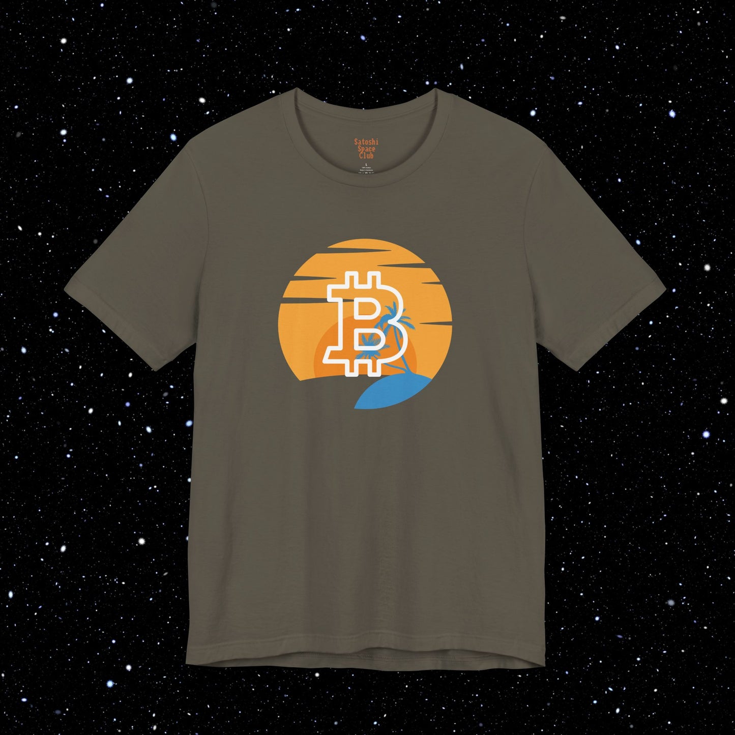 Bitcoin Sunset Vibes Tee Shirt