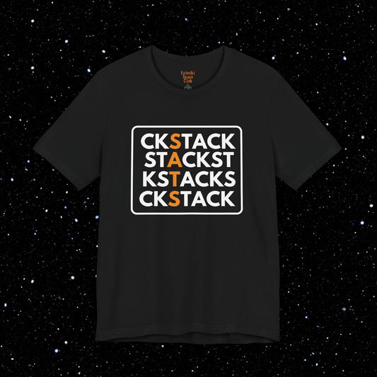 Stack Sats Bitcoin Tee Shirt