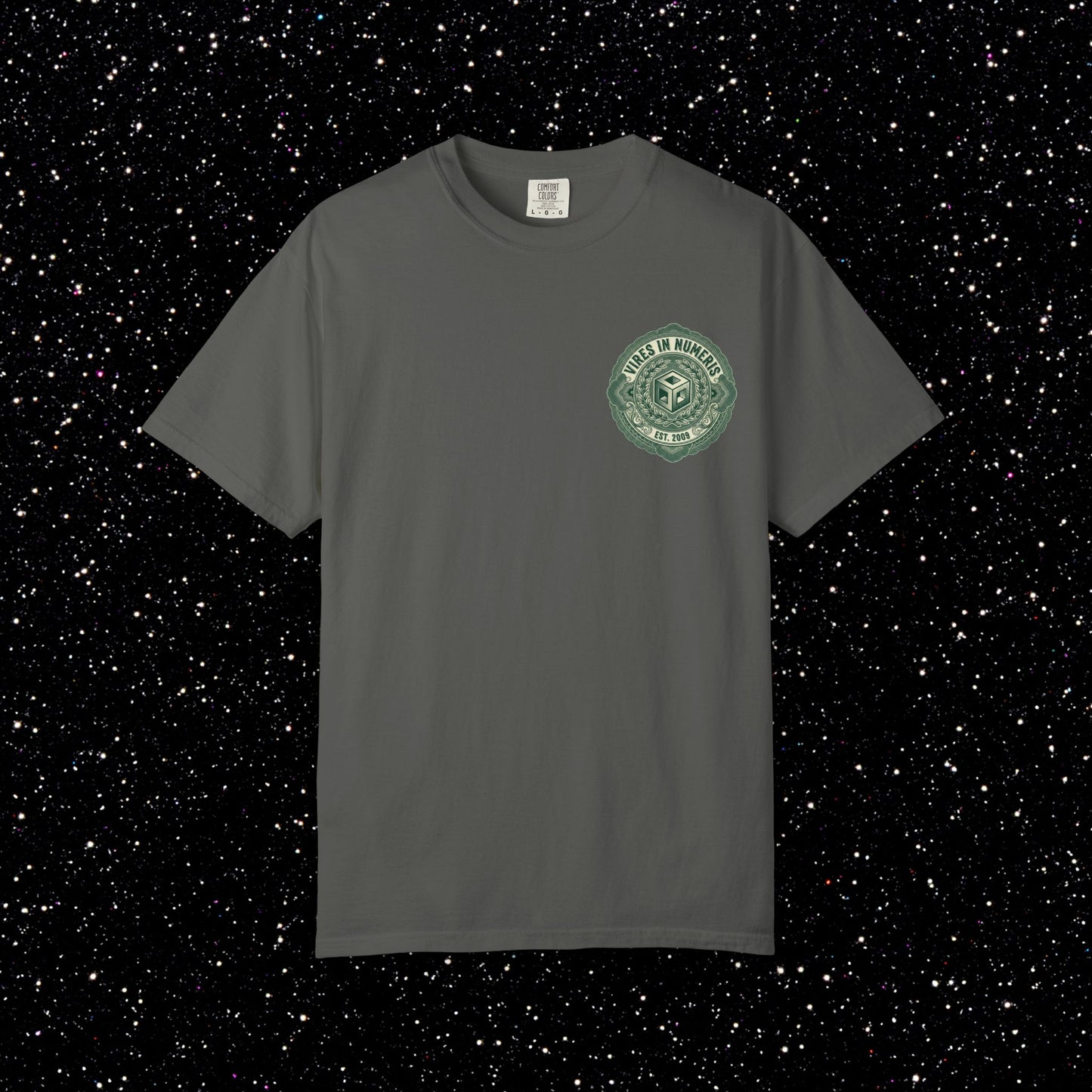 Sound Money Crest T-Shirt – Vires in Numeris Back Print | Bitcoin Opsec Tee