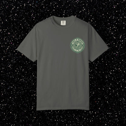 Sound Money Crest T-Shirt – Vires in Numeris Back Print | Bitcoin Opsec Tee