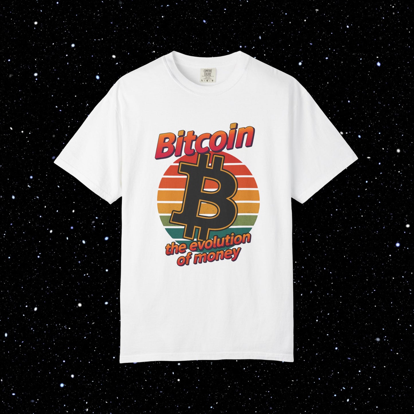 Bitcoin Sunset Evolution Tee
