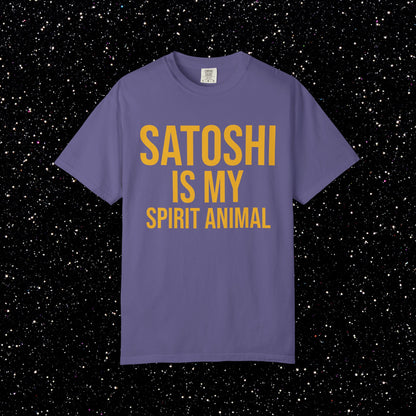 Satoshi Is My Spirit Animal Bitcoin Tee