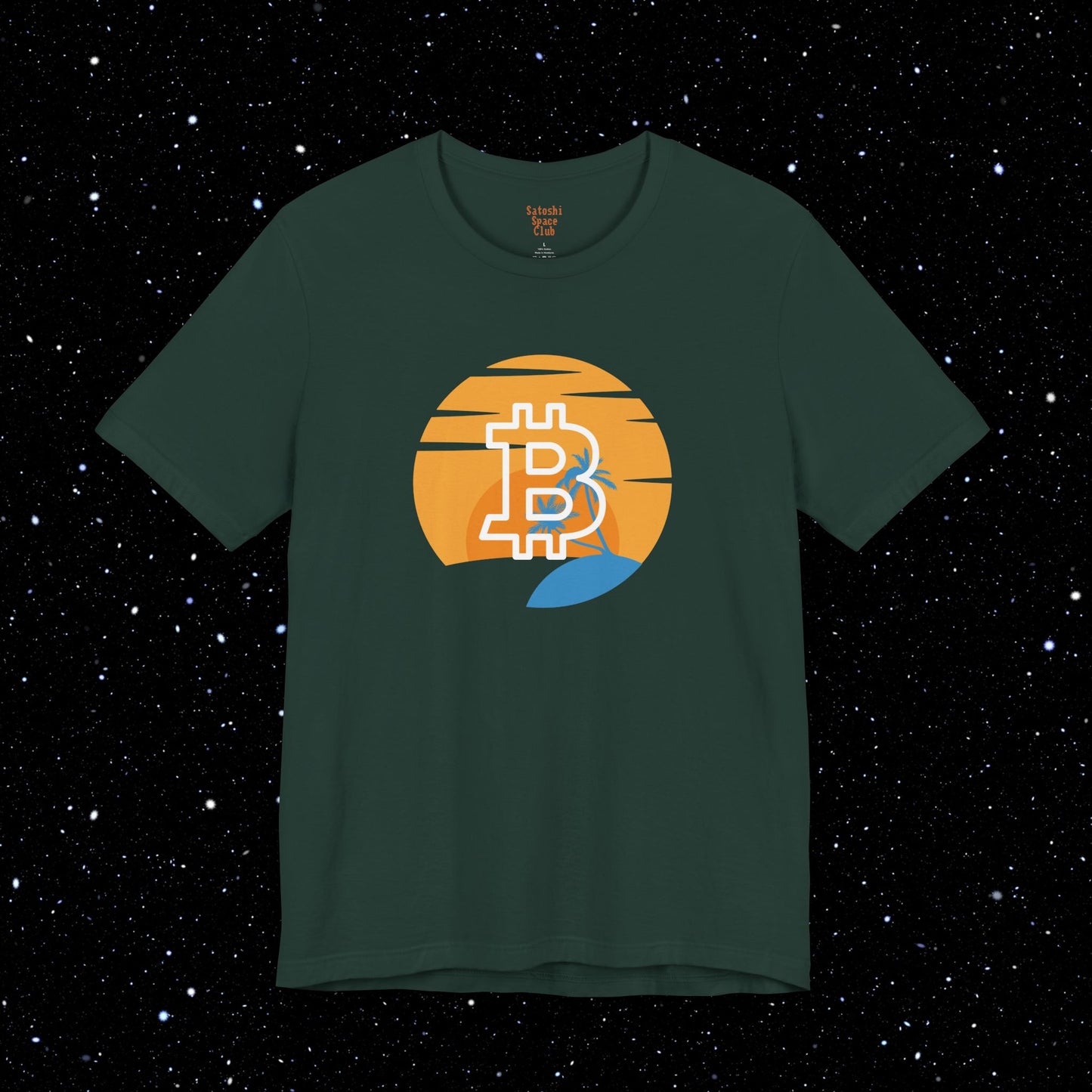 Bitcoin Sunset Vibes Tee Shirt