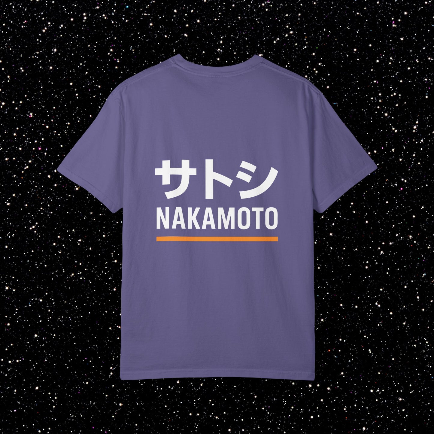 Satoshi Nakamoto — Katakana Backprint Tee