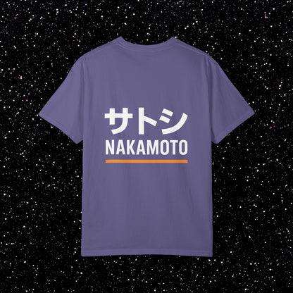 Satoshi Nakamoto — Katakana Backprint Tee
