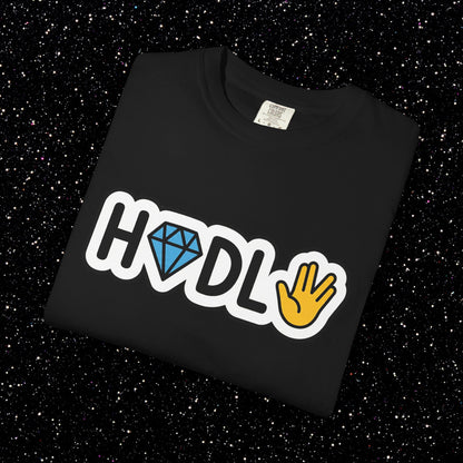 Live Long and HODL Bitcoin Emoji Tee
