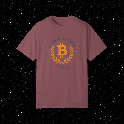 Vires in Numeris Bitcoin Comfort Colors Tee Shirt