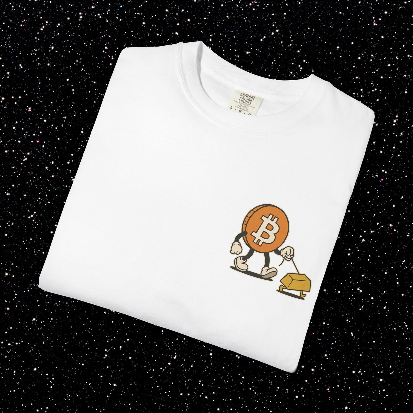 Pet Rock Bitcoin Backprint Tee