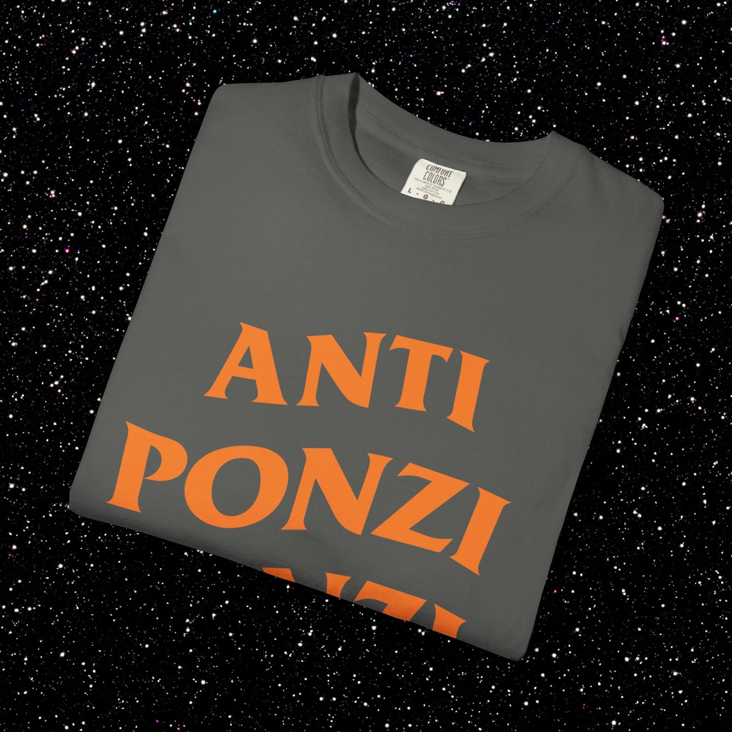 Anti Ponzi Ponzi Club Bitcoin Tee