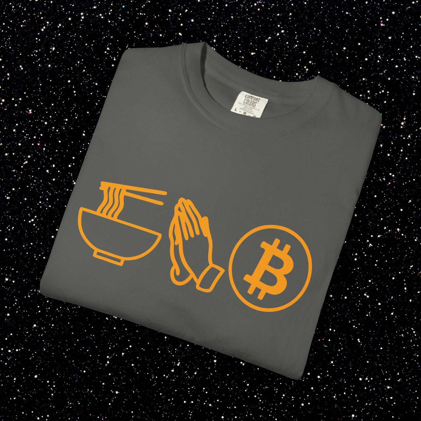 Eat Pray Bitcoin Tee