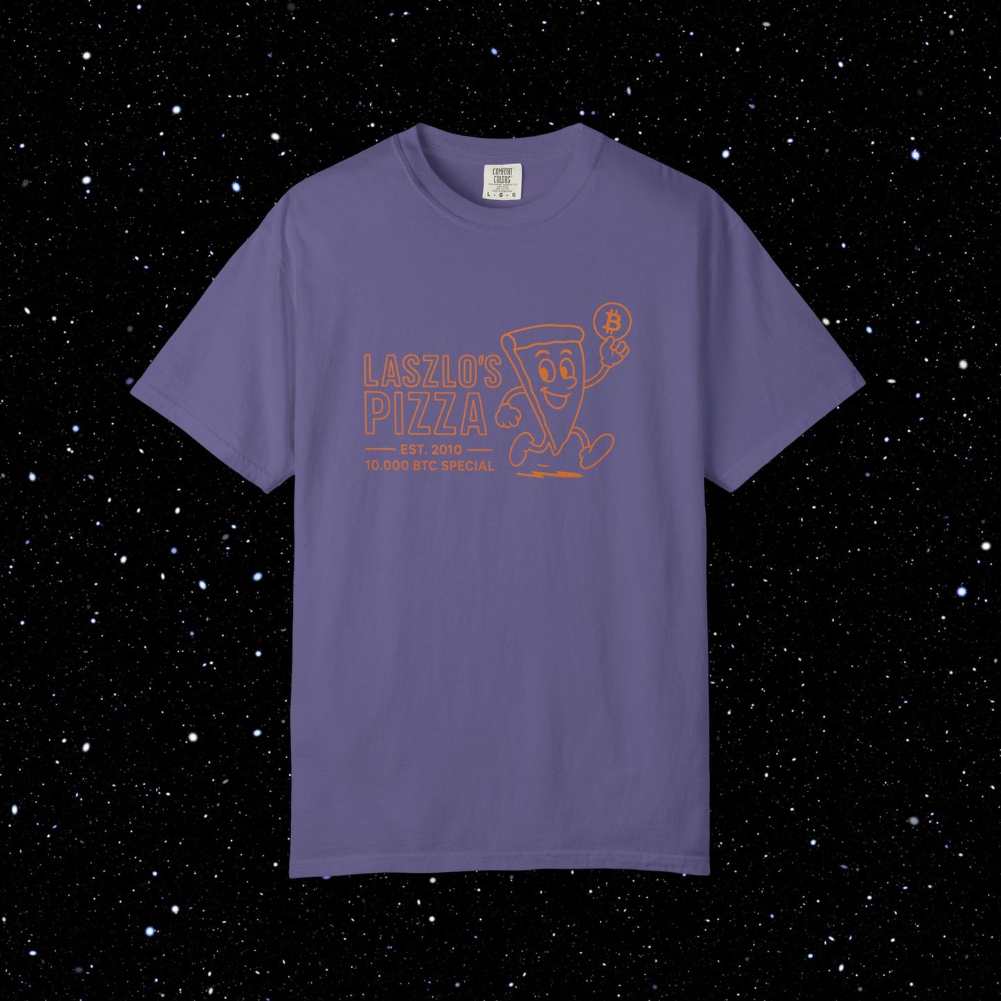Laszlo's Pizza Bitcoin Tee Shirt