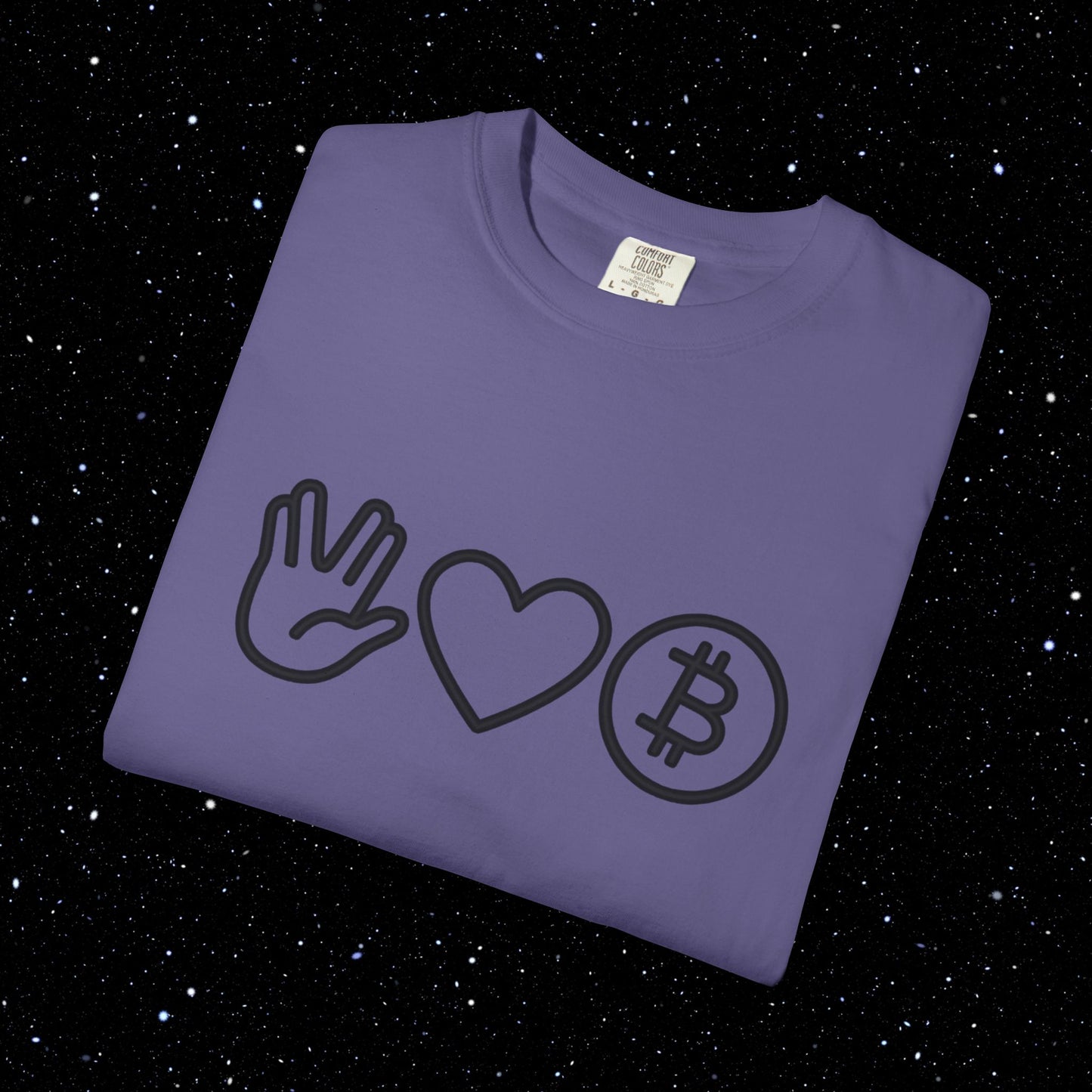 Live Free and Prosper Bitcoin Tee Shirt