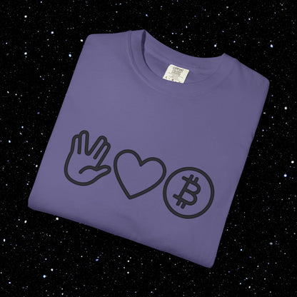 Live Free and Prosper Bitcoin Tee Shirt