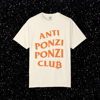 Anti Ponzi Ponzi Club Bitcoin Tee