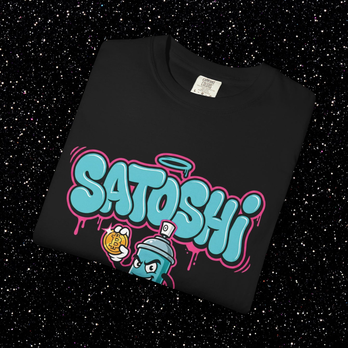 Satoshi Graffiti Bitcoin Tee