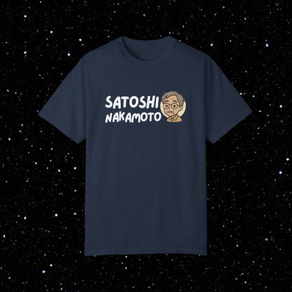 Satoshi Nakamoto Cartoon Comfort Colors Tee
