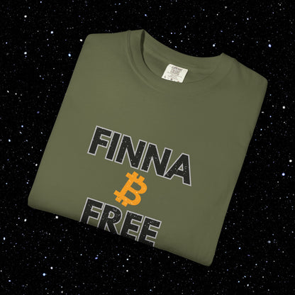 Finna B Free - Bitcoin Comfort Colors Tee Shirt