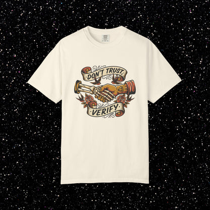 Don't Trust Verify Tattoo Shirt