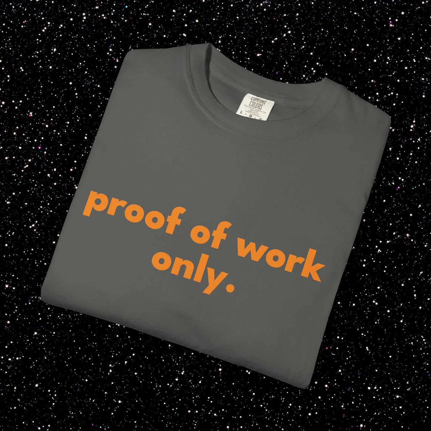 Proof of Work Only Bitcoin Tee