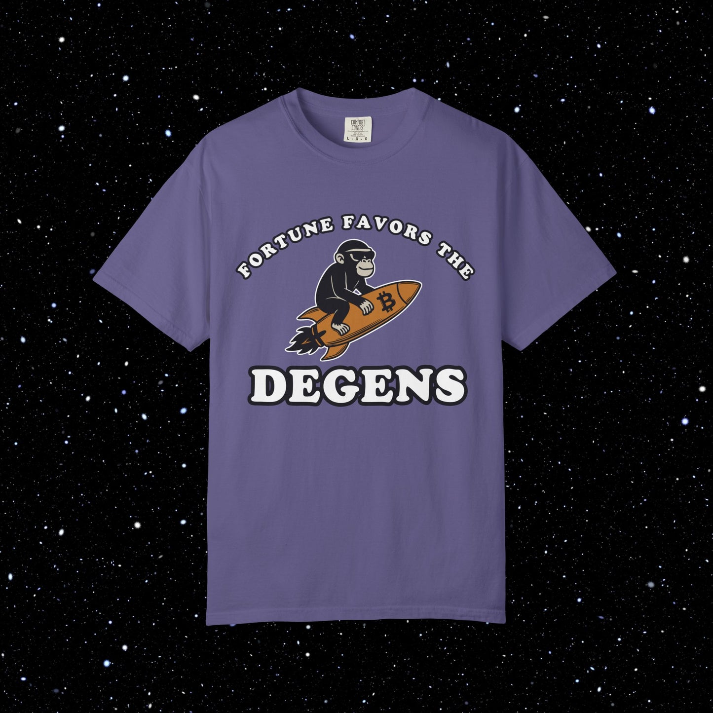 Fortune Favors the Degens Bitcoin Tee