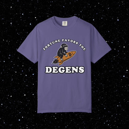 Fortune Favors the Degens Bitcoin Tee