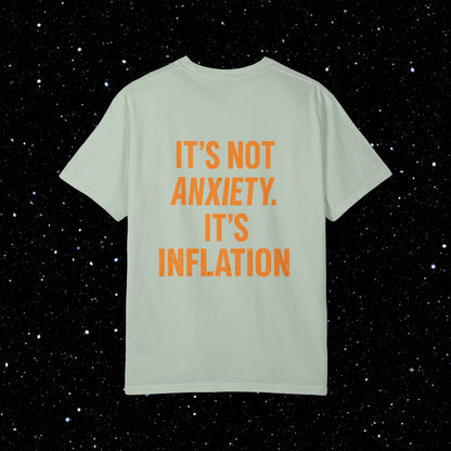 Its Not Anxiety Satoshi Space Club Back Print Tee