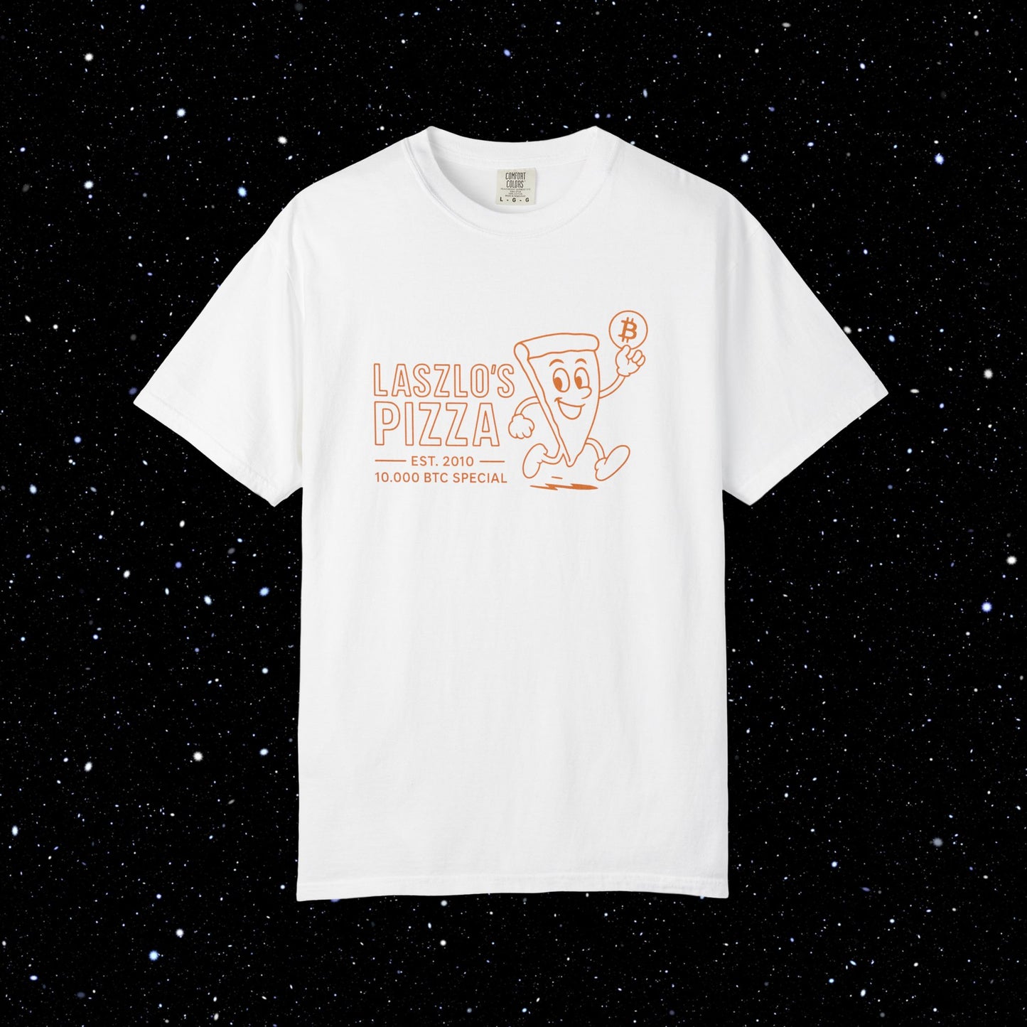Laszlo's Pizza Bitcoin Tee Shirt
