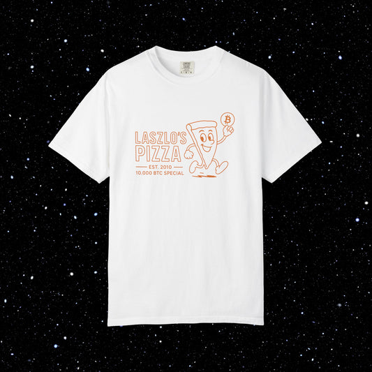 Laszlo's Pizza Bitcoin Tee Shirt