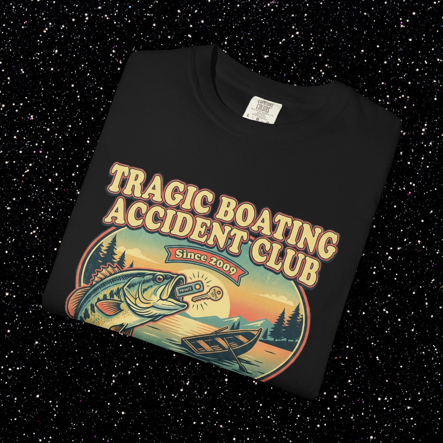 Tragic Boating Accident Club Shirt | Bitcoin Since 2009 Retro Opsec Tee