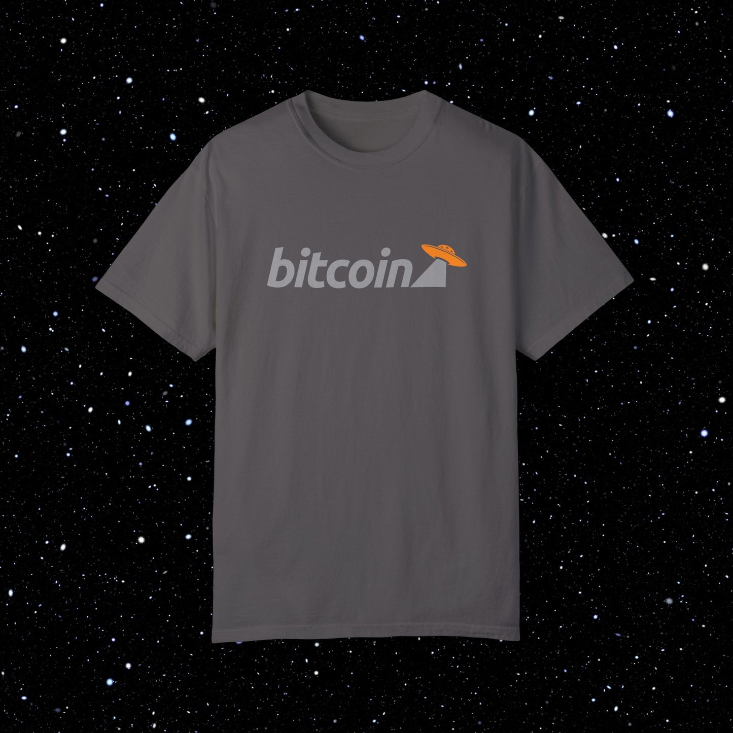 Bitcoin UFO Comfort Colors Tee Shirt