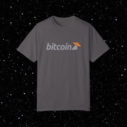 Bitcoin UFO Comfort Colors Tee Shirt