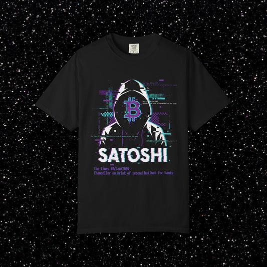 Satoshi Hoodie Glitch Tee