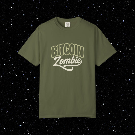 Bitcoin Zombie Typography Tee