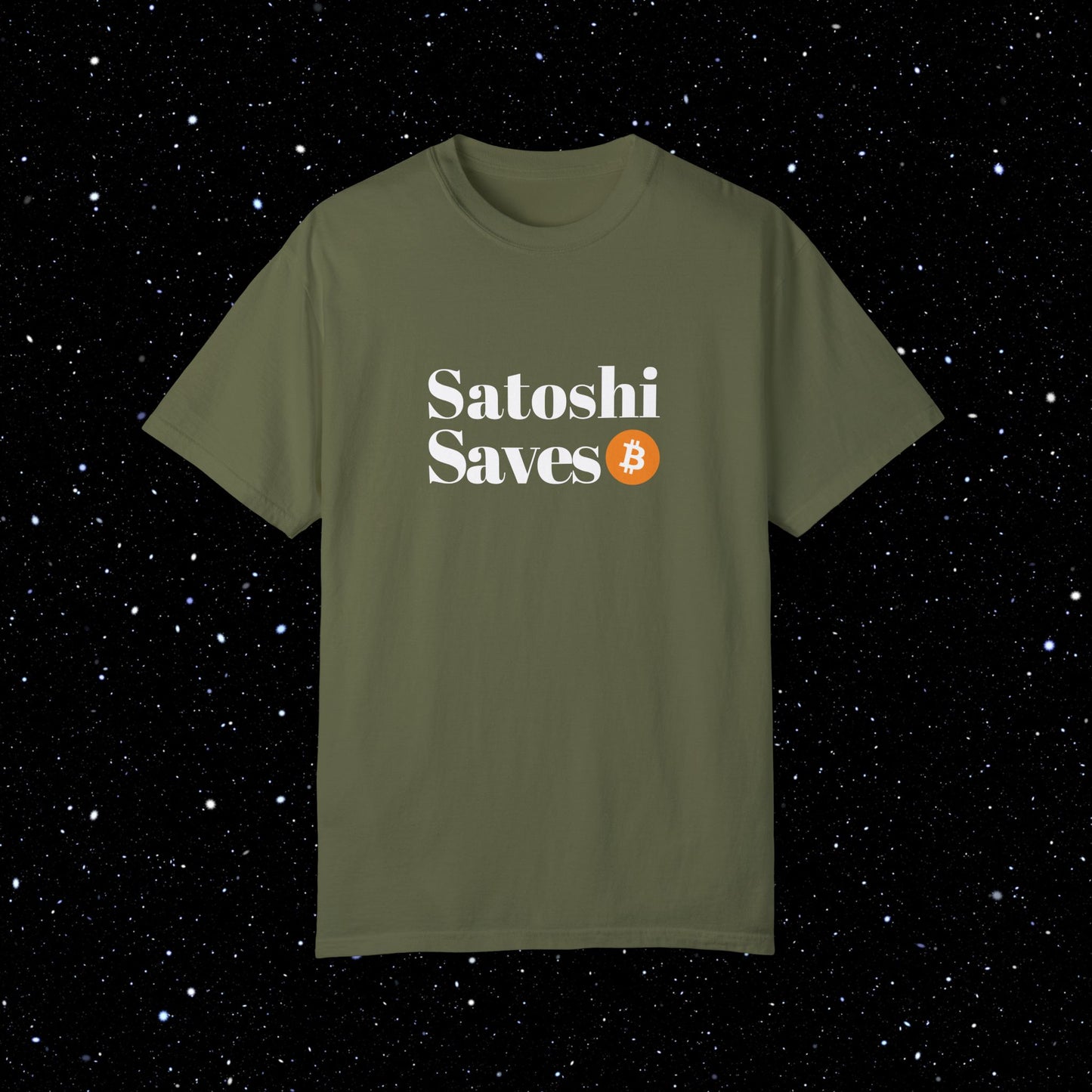 Satoshi Saves - Bitcoin Comfort Colors Tee Shirt