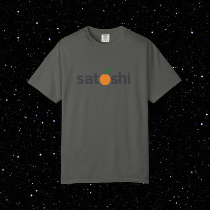 Satoshi Orange Logo Tee Shirt