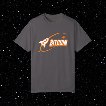 Bitcoin Space Comfort Colors Tee Shirt