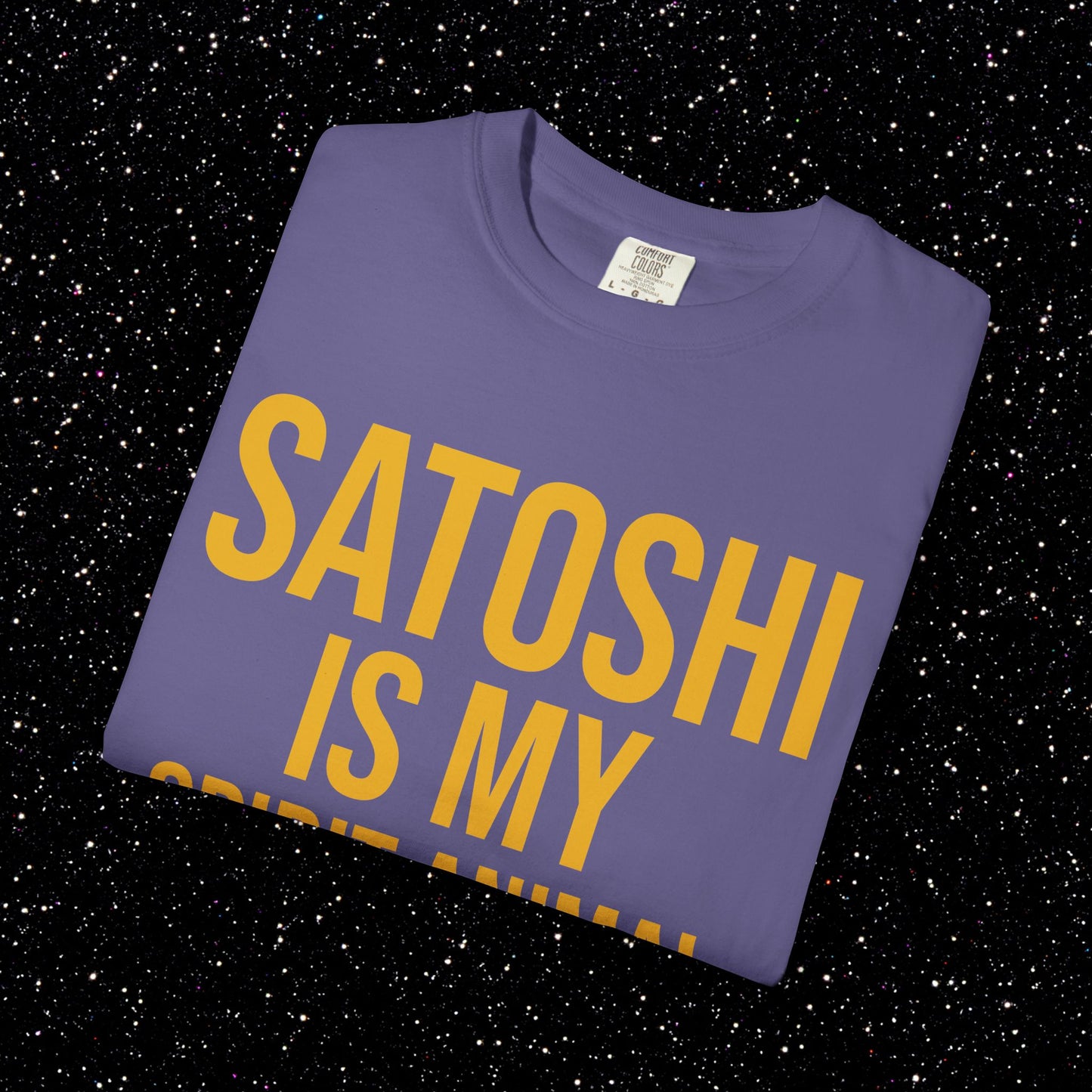 Satoshi Is My Spirit Animal Bitcoin Tee