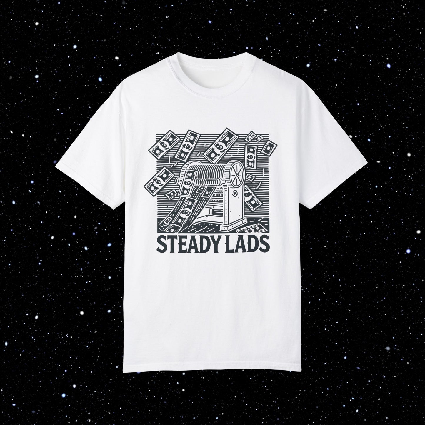 Steady Lads - Money Printer Tee Shirt