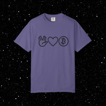 Live Free and Prosper Bitcoin Tee Shirt