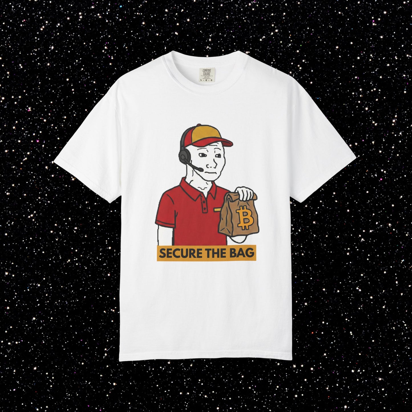 Secure the Bag Bitcoin T-Shirt | Meme Delivery Tee